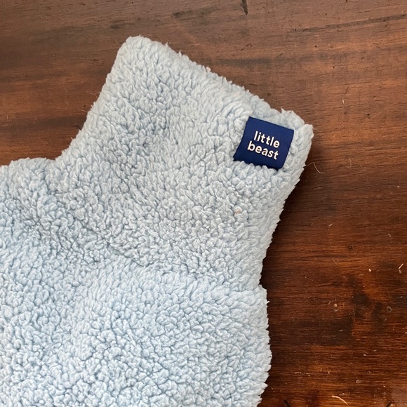 Little Beast XS baby Blue Fleece Dog onesie - Picture 4 of 5